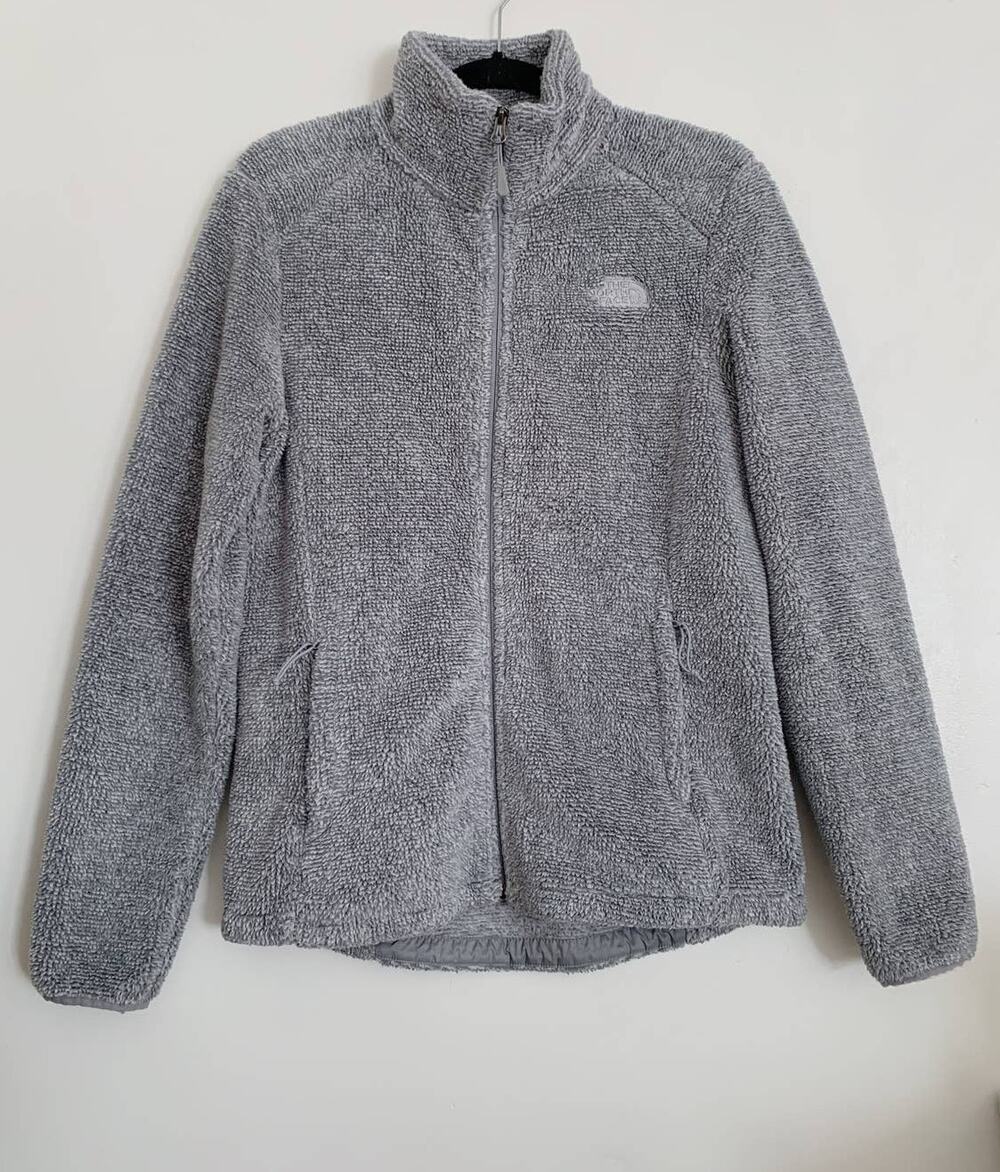 Light Grey The North Face Osito Fleece Full Zip Jacket M